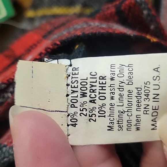 NWT Vintage Emerald Isle size 40 wool blend wrap around skirt - Picture 5 of 8